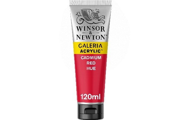 Winsor & Newton Galeria, 120 ml, Rød, Rør