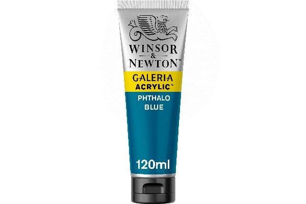 Winsor & Newton Galeria Acrylic, 120 ml, Blå, Rør