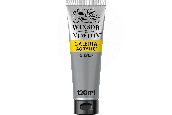 Winsor & Newton Galeria, 120 ml, Sølv, Rør