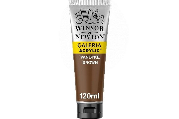 Winsor & Newton Galeria, 120 ml, Brun, Rør
