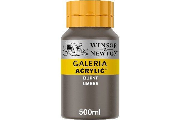 Galleria Akryyli 500Ml Burnt Umber 076