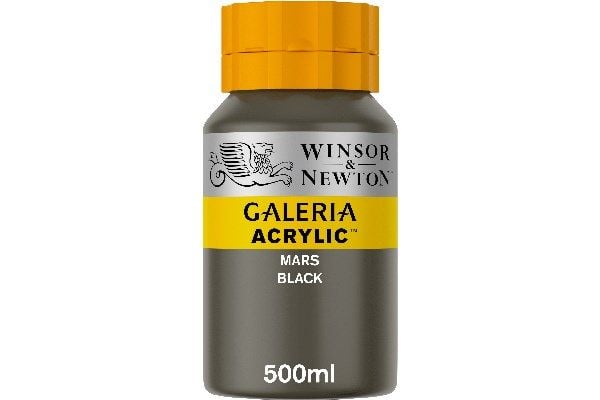 Galeria Acrylic 500Ml Mars Black 386