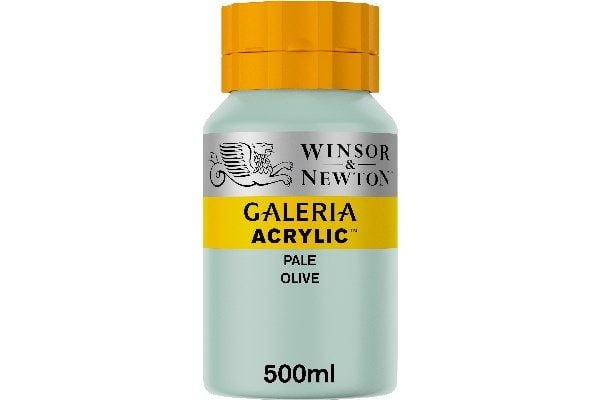 Galeria akrylmaling 500 ml blek oliven 435
