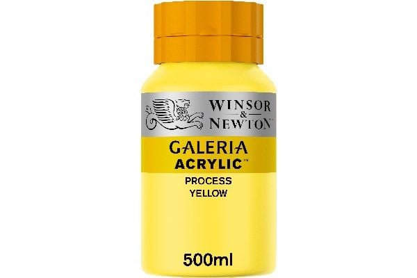Akrylmaling Galeria Acrylic 500 ml Process Yellow 527