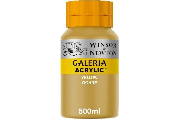 Galeria akryl 500 ml gul oker 744