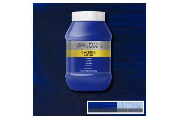 Galeria akrylmaling 1 L ultramarin 660