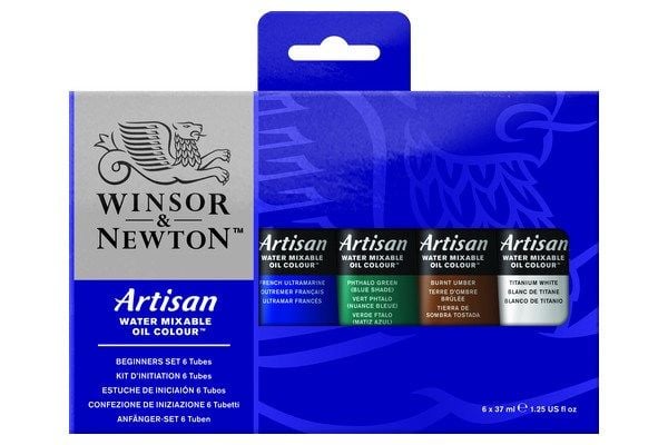 Artisan vannmaling mix olje nybegynner-sett 6x37ml