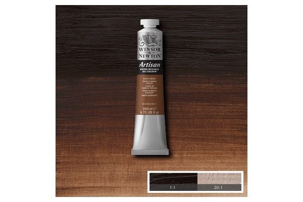 Artisan water mix oil 200 ml brent umbra 076