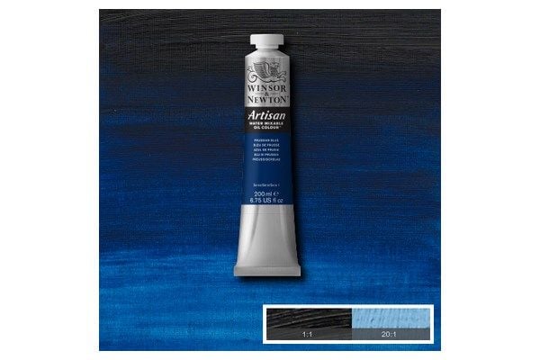 Artisan water mix oil 200 ml preussisk blå 538