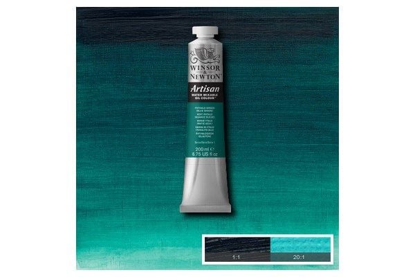 Artisan water mix oil 200 ml phthalo green 522