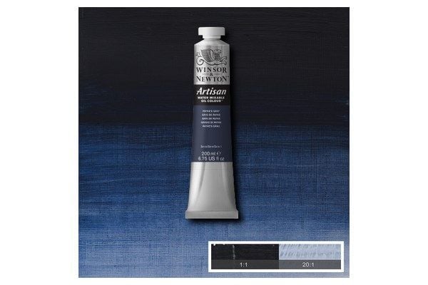 Artisan water mix oil 200 ml paynes grey 465