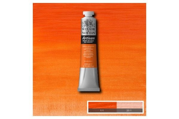 Artisan vannblandingsolje 200 ml cad. oransje tone 090