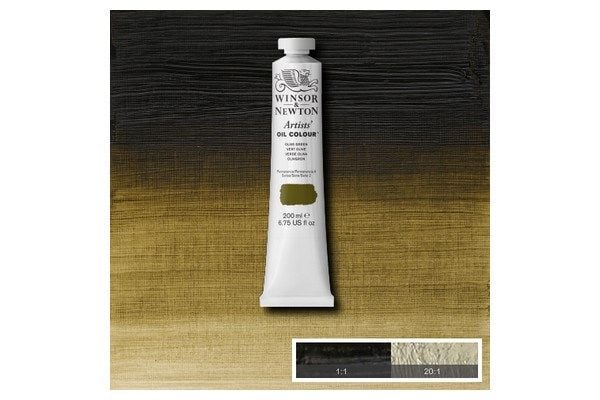 Artists oljemaling 200 ml olivengrønn 447