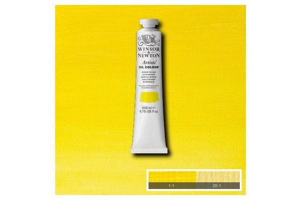 Artists oljefärg 200 ml winsor yellow 730