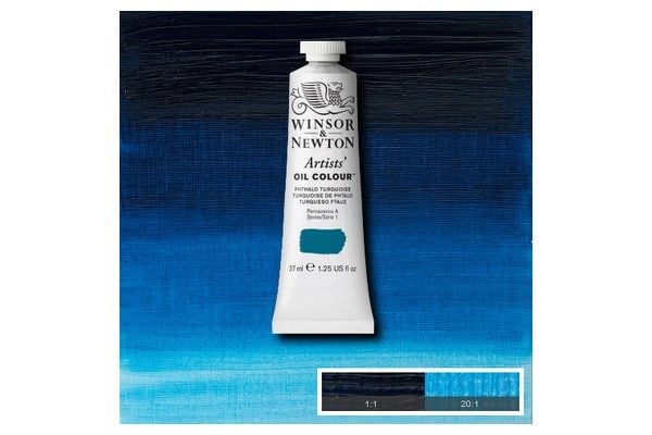Artist’s oil colour 37 ml phthalo turquoise 526