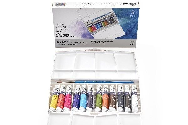 Cotman vattenfärgs målarbox Plus