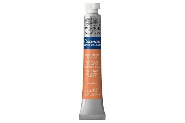 Cotman akvarell 8 ml Cad Red Pale Hue 103