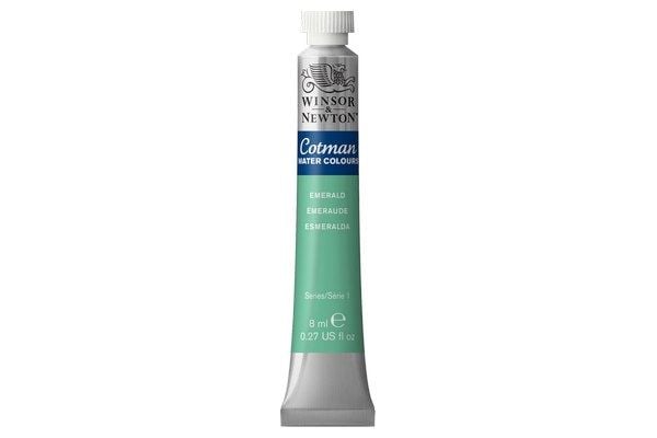 Cotman akvarellmaling 8 ml Emerald 235