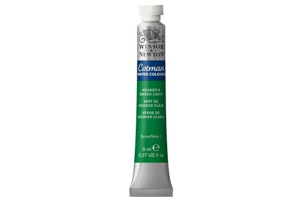 Cotman akvarell 8 ml Hookers Green Light 314