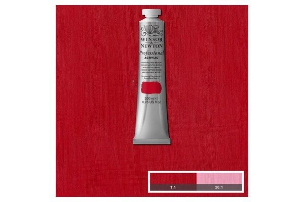 Proff. akrylfärg 200 ml naftol röd medium 423