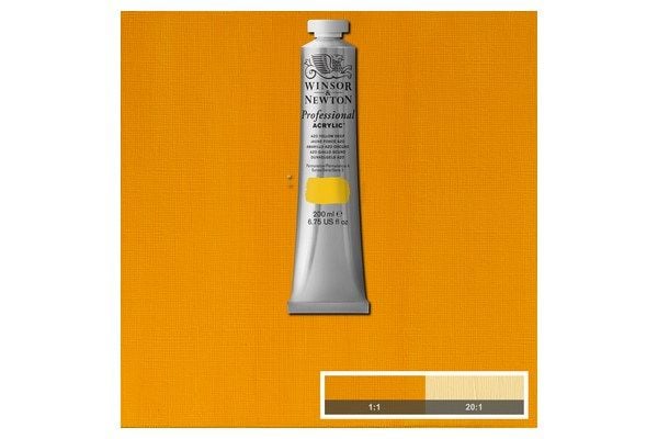 Proff. akrylfärg 200 ml azo yellow deep 039