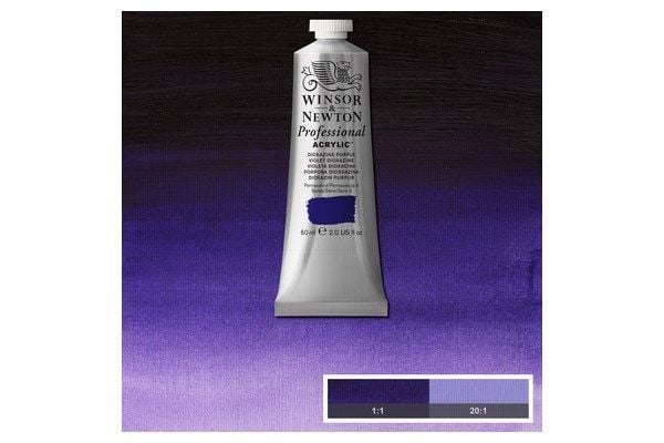 Winsor & Newton Professional Acrylic, 60 ml, Lilla, Rør