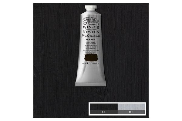 Proff. akryl 60 ml mars black 386
