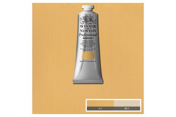 Proff. akryl 60 ml Naples yellow 422