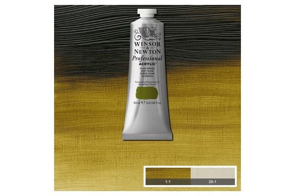 Prof akryyli 60ml Oliivinvihreä 447