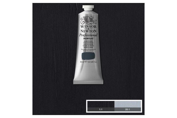 Winsor & Newton Professional Acrylic, 60 ml, Grå, Rör