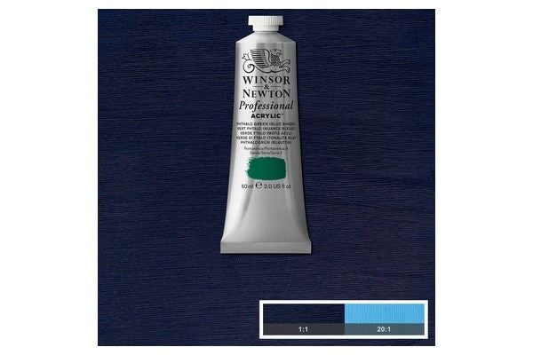 Winsor & Newton Professional Acrylic, 60 ml, Blå, Rør