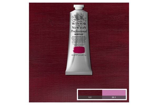 Winsor & Newton Professional Acrylic, 60 ml, Fiolett, Rør