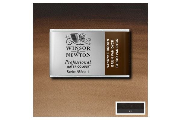 Watercolour proff-pan Vandyke Brown 676
