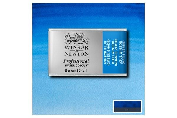 Prof Water Colour Pan/W Winsor Blue Gn 707