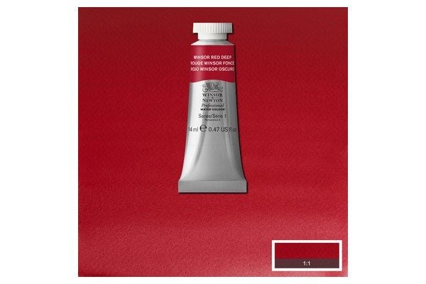Akvarellfärg proff. 14ml Winsor Red Deep 725