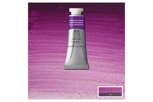 PROF WATER COLOUR 14ML Permanent Mauve 491