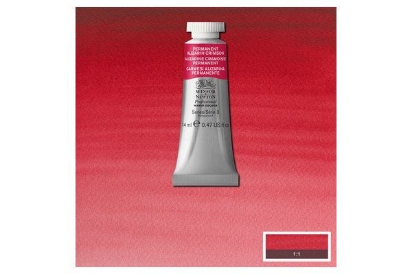 Akvariefärg proff. 14 ml Permanent Alizarin Crimson 466