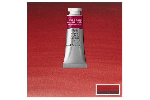 PROF WATER COLOUR 14ML Perylene Maroon 507