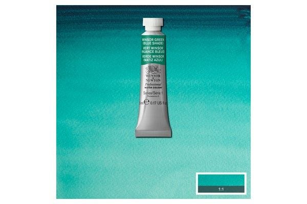 Akvarell proff 5 ml Winsor Green, blå nyans 719