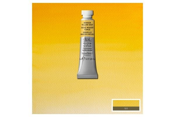 Akvarellproff 5 ml Winsor Yellow Deep 731