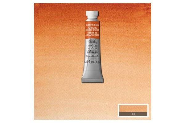 Akvarellproffs 5 ml Burnt Sienna 074