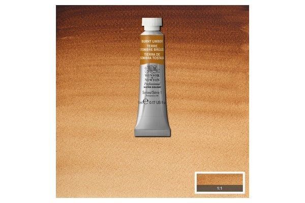 Akvarellfarge proff. 5 ml Burnt Umber 076