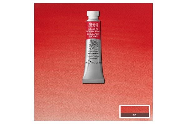 Akvarellfärg proff. 5ml Kadmiumröd Deep 097