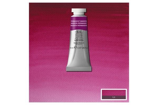 Akrylfärg proff. 14 ml Permanent Magenta 489