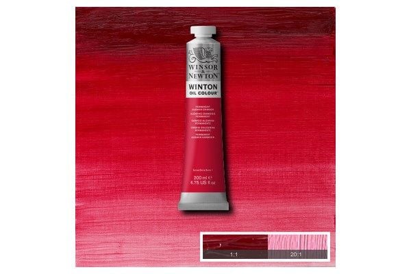 Winton olje 200ml permanent alizarin crimson 468