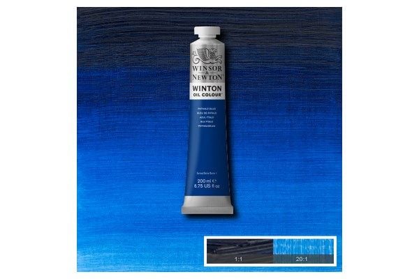 Winton olja 200 ml phthalo blue 516