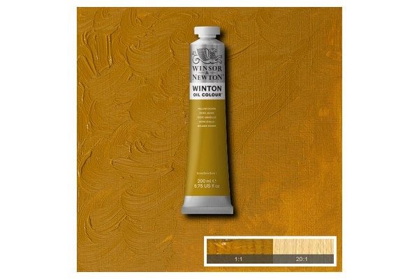 Winton olje 200 ml gul oker 744