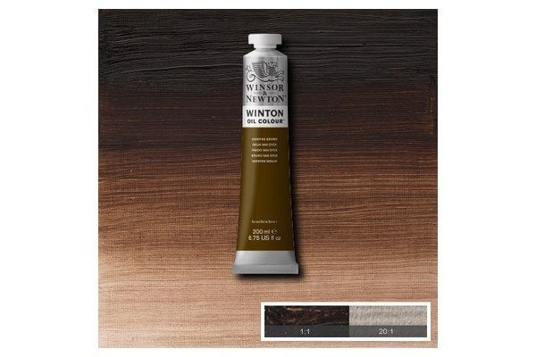 Winton olje 200 ml vandyke brown 676