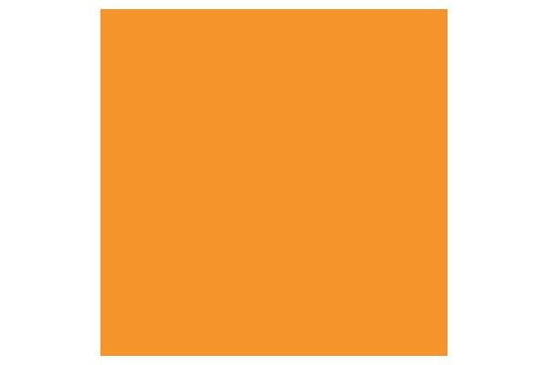 Winsor & Newton 0203195, Oransje, Flerfarget, Amber, Fin/medium, Meisel-/kulespiss, Rund