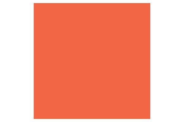 Winsor & Newton 0203449, Oransje, Flerfarget, Orange, Fin/medium, Meisel-/kulespiss, Rund
